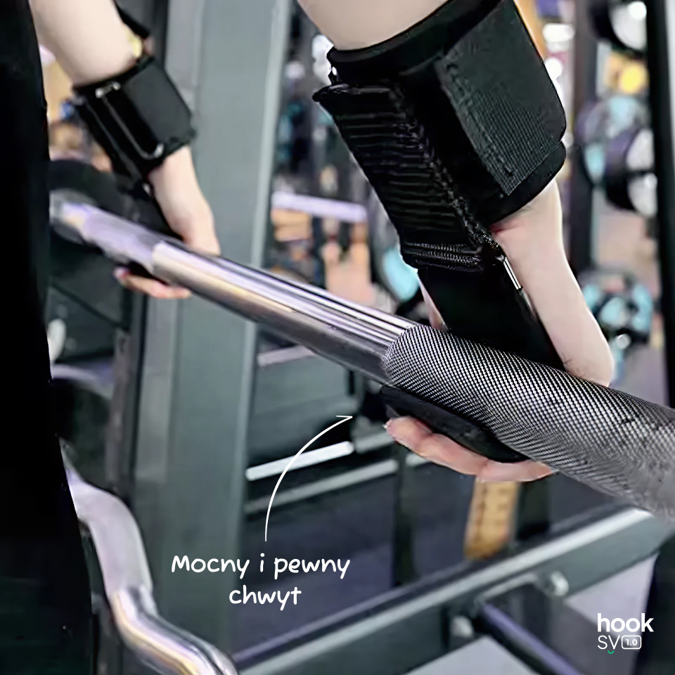 Haki do ćwiczeń Fitness 2.0<p class="claim-container">Seria <strong>urwana</strong> w połowie? Hooksy pomagają <strong>dowieźć powtórzenia</strong ></p>